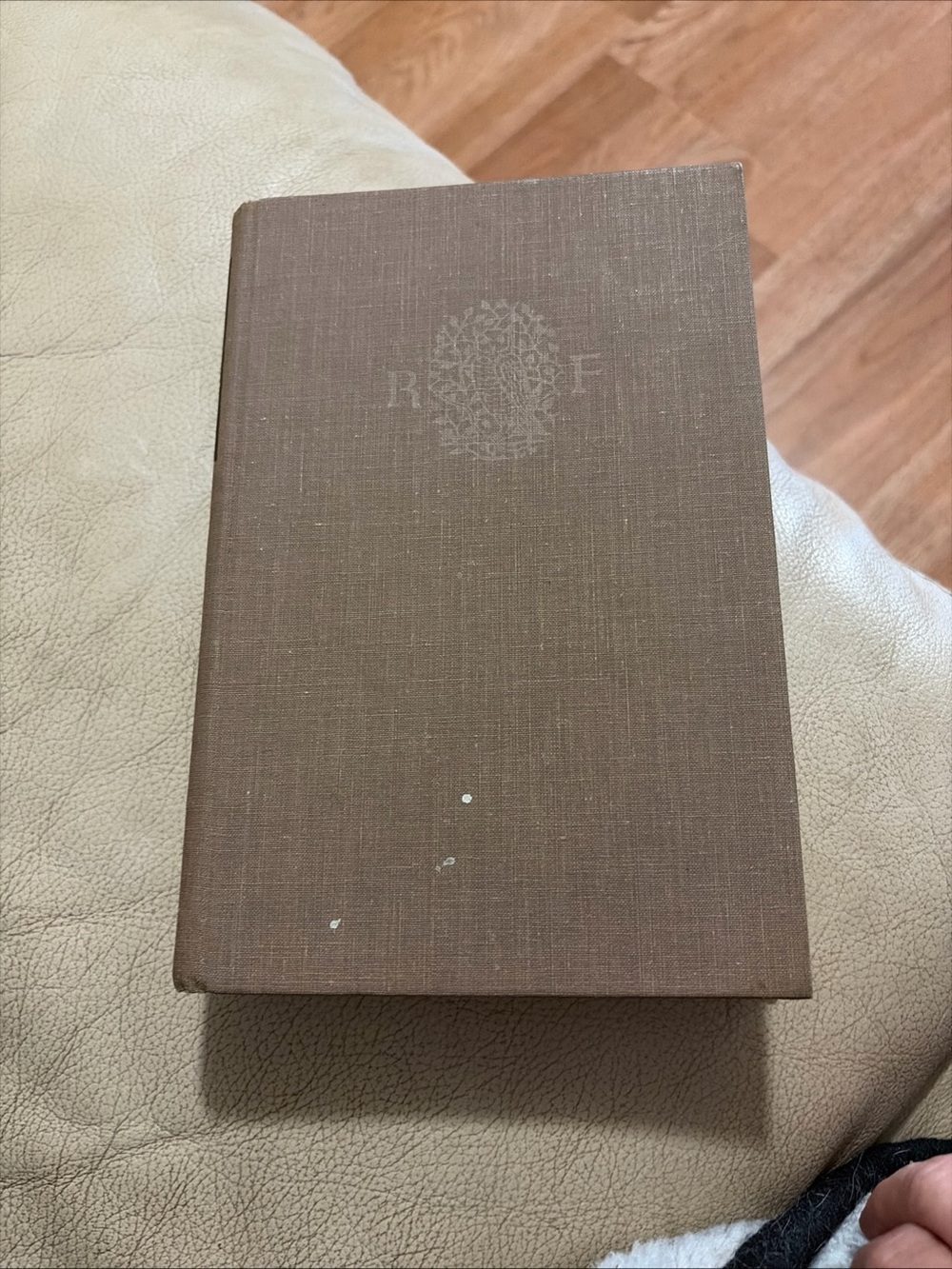 Poetry Hardcover by Poetry in Cream and Black
